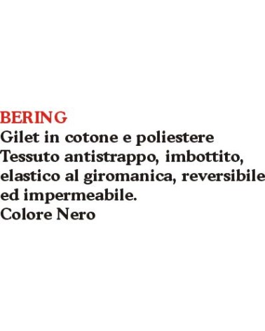 GILET IM.BERING NERO TG. M