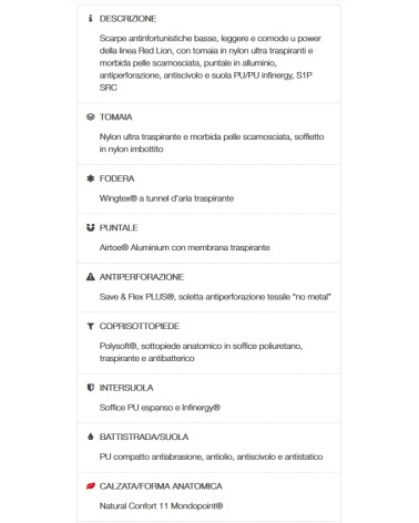 SCARPA YELLOW S1P    TG 40