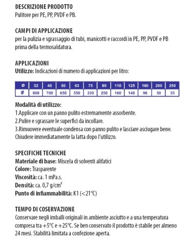 DETERG POLIET CLEANER 1 LT