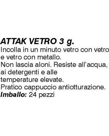 SUPER ATTAK VETRO 3 GR    