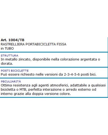 PORTA BICICLETTE 5 POSTI  
