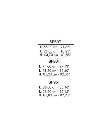 SOTTOVASO RETTANG.cm 55X26