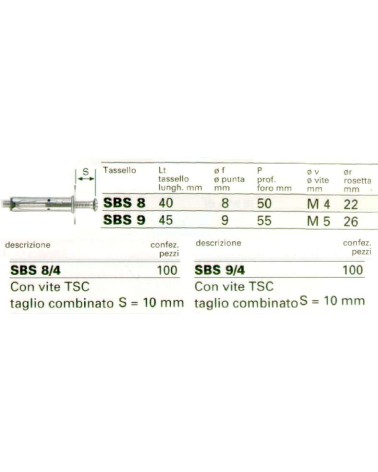 TASSELLI SBS 8/4 A.GS 100P