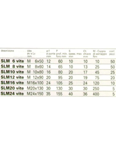 TASS. SLM  6 C/VITE TE    