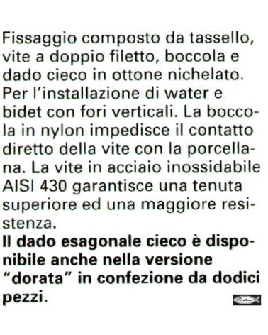 TASS.FIS.WC E BIDET WB 2  