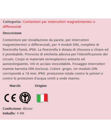 QUADRO PARETE 2-4 MODULI  