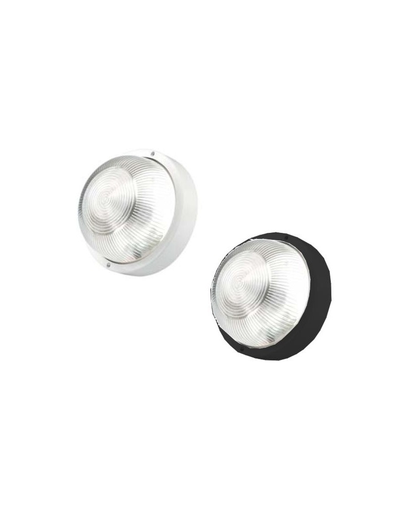 PLAFONIERA TONDA E27 BIANC