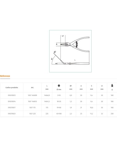 1037 PINZ BEC 45? 140X1,3 