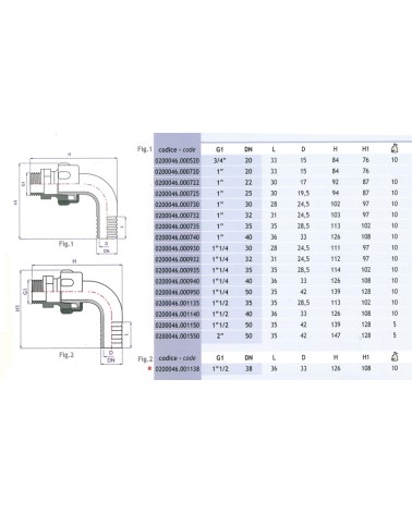 RACCORDO CURVO 3PZ  3/4X20