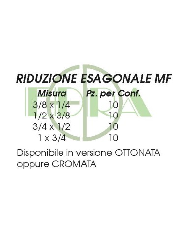 RIDUZIONE MF OTT   3/4x1/2