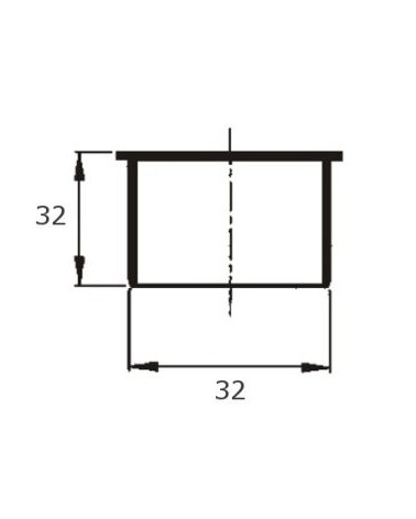 TAPPO CHIUSURA diametro  32       