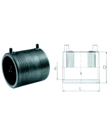 MANICOTTO ELETTROSALD diametro 140