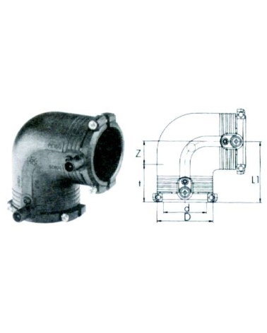 GOMITO 90? ELETTROS  diametro   40