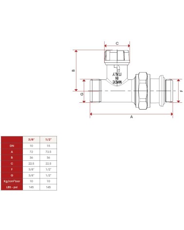 DETENTORE DRIT RAM 1/2    