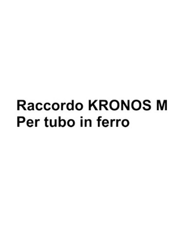 RACC. KRONOS FERRO 3/8 M  
