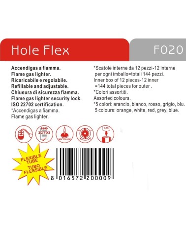 ACCENDIGAS FIAM SNOD HOLE 