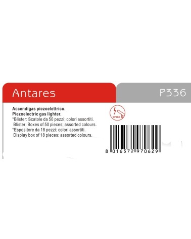 ACCENDIGAS PIEZOEL ANTARES