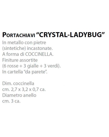 P/CHIAVI COCCINELLE   12PZ