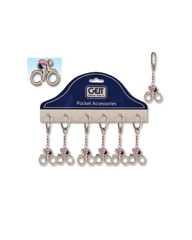 P/CHIAVI BIKE MAG ROSA 6PZ