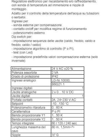 REGOLATORE IMMERS RLE 162 
