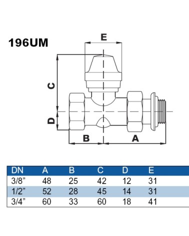 DETENTORE DIR FERRO  3/8  