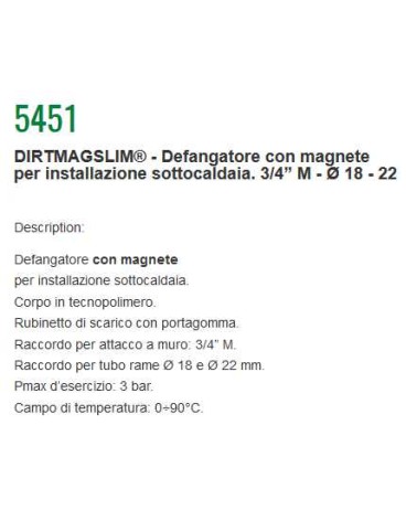 DEFANG C/MAGNETE 3/4M X 18