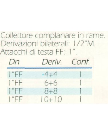 COLLETTORE COMPLAN. 1  4x4