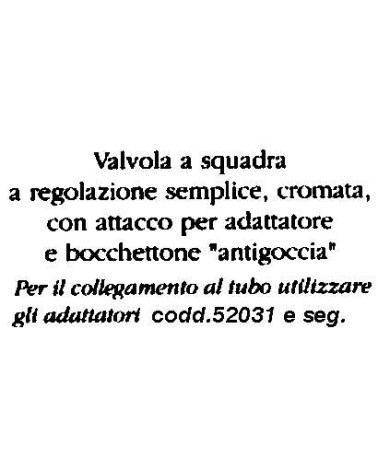 VALVOLA SQ x RAME   3/8x12