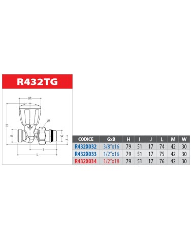 VALV DR TERM x RAME 3/8x12