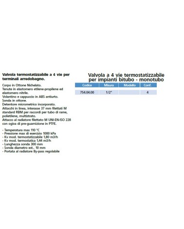 VALV. MONOT. 1/2 X TERMOAR