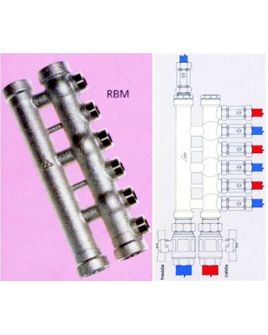 COLLETTORE MONOBL. M8  3/4