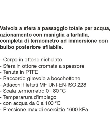 VALV SF C/TERM 1"C/BOC BLU