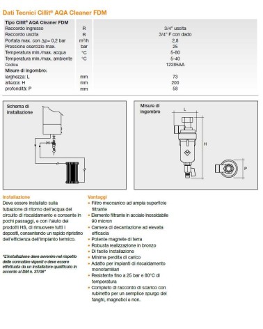 CILLIT-AQA CLEANER FDM 3/4