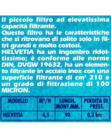 FILTRO HELVETIA 1         