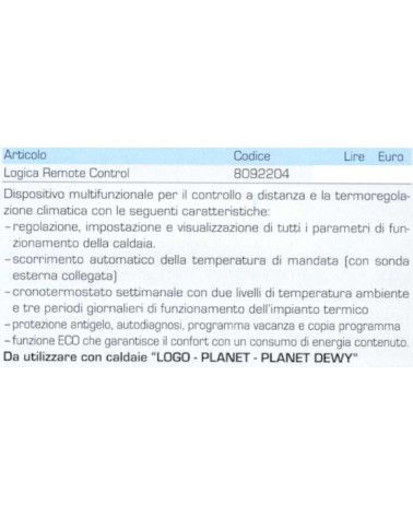 LOGICA REMOTE CONTROL PLAN