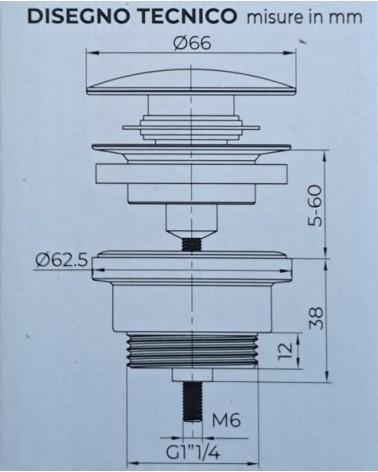 PILETTA CLICCLAC 1,1/4 UNI