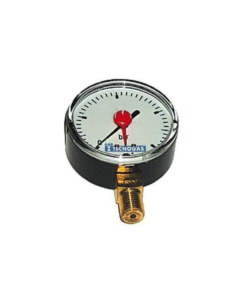 MANOMETRO RAD 0-6 diametro 80 3/8 