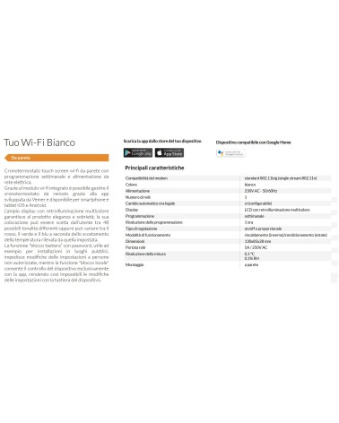 CRON. TUO WI-FI TOUCH 230V