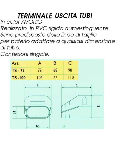 TERMINALE USC TUBI   TS-72