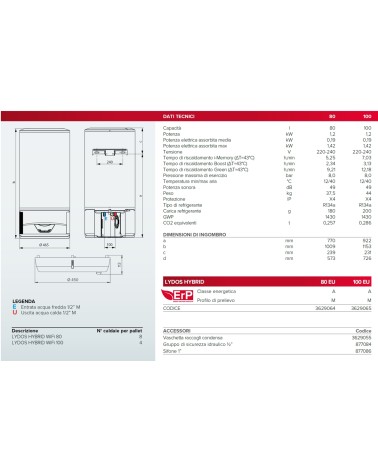 SCALD LYDOS HYBRID 80 WIFI