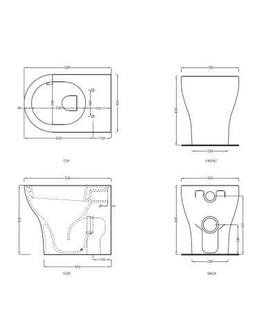 VASO A TERRA  ENJOY BIANCO