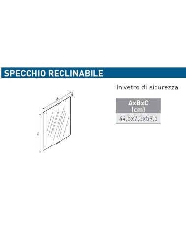 SPECCHIO RECLIN.44,5X59,5 