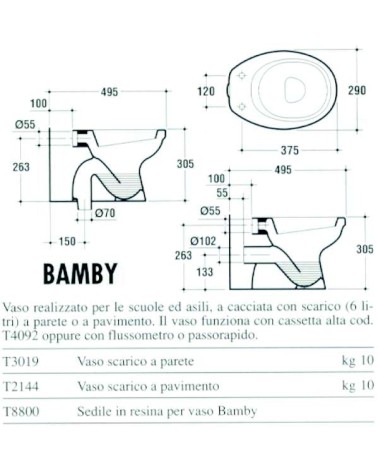 VASO C/SED NOVECENTO BIANC