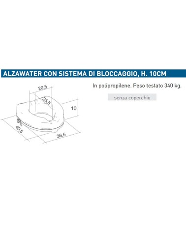 SEDILE-RIALZO cm10 C/BLOCC