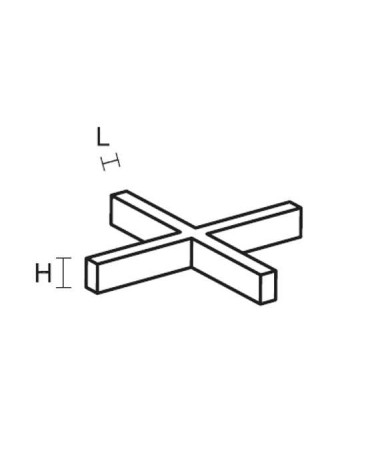 DISTANZ A CROCE   2MM 250P