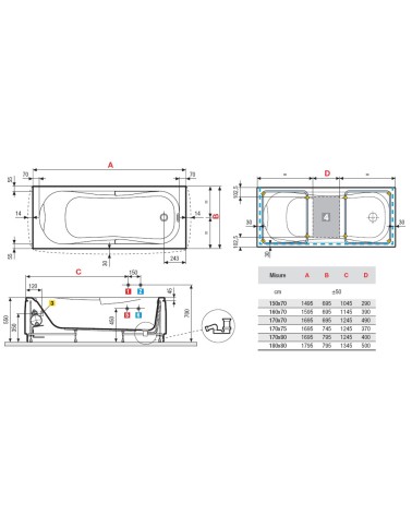 VAS.CALYPSO INC.170X70 EUR