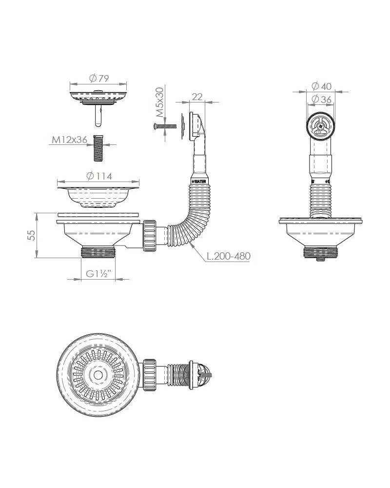 PILETTA BASKET C/T ROT diametro 90