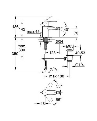 MIX BIDET  EUROSTYLE COSMO