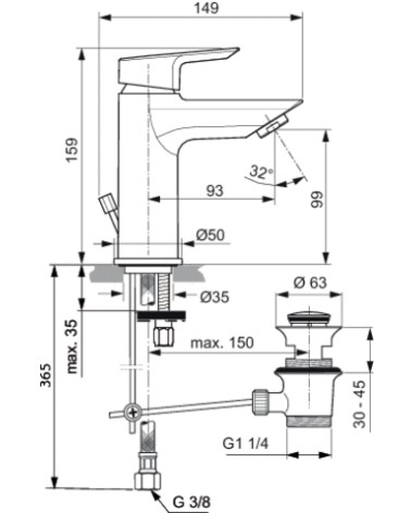 CERAMIX MIX LAVABO   CROMO