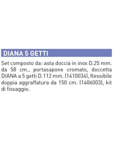 SALISCENDI DIANA 5J C/PORT